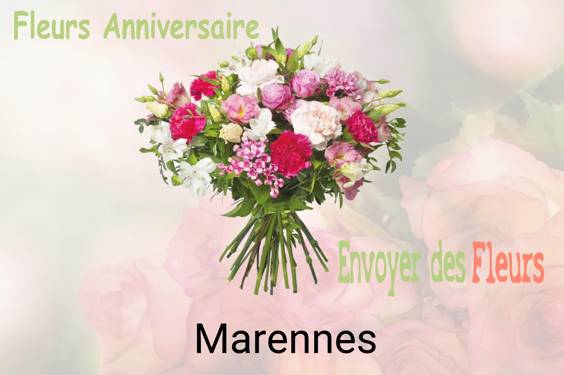 Bouquet de fleurs d’anniversaire livré à Marennes